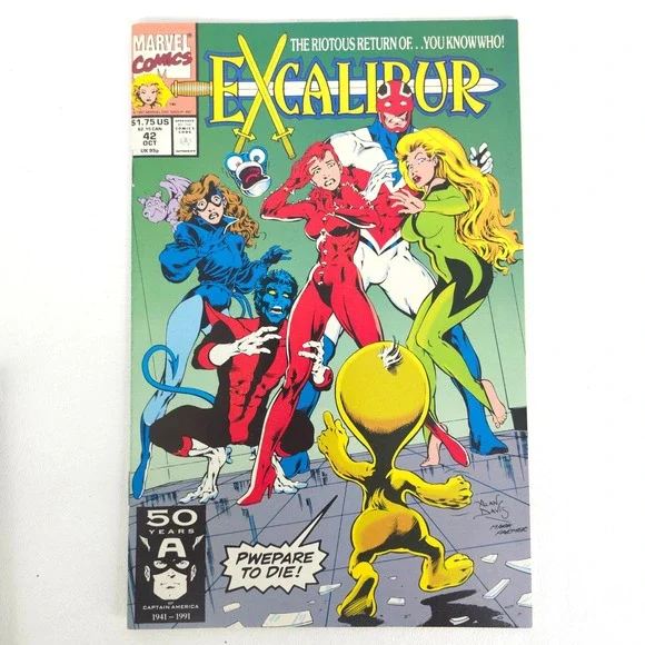 Excalibur Comic Book Lot Marvel Comics Issues 42 43 86 87 88 90 91 92 VG 1990s - Picture 2 of 9